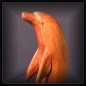 Stehender Delphin 50cm, Holz, Schnitzerei (TIF1-001)