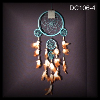 Traumf�nger Dreamcatcher t�rkis 17x60cm (DC106-4)
