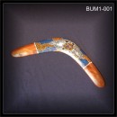 Bumerang 38cm TOP DEKO Holz Dotpaint (BUM1-001)