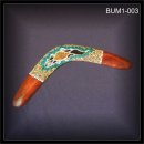 Bumerang 38cm TOP DEKO Holz Dotpaint (BUM1-003)