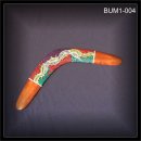 Bumerang 38cm TOP DEKO Holz Dotpaint (BUM1-004)