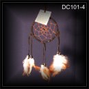 Traumf�nger DREAMCATCHER schwarz 9x20cm (DC101-4)