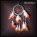 Traumf�nger DREAMCATCHER t�rkis 9x27cm (DC101b-1)