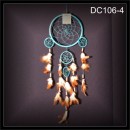 Traumf�nger Dreamcatcher t�rkis 17x60cm (DC106-4)