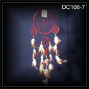 Traumf�nger Dreamcatcher bordeaux 17x60cm (DC106-7)