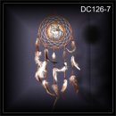 Traumf�nger DREAMCATCHER handbemalt 17x40cm (DC126-7)