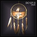 Traumf�nger DREAMCATCHER WOLF PAINT 22x40cm (DC127-3)