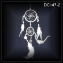 Traumf�nger DREAMCATCHER silber 6x25cm (DC147-2)