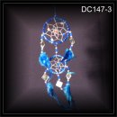 Traumf�nger DREAMCATCHER blau 6x25cm (DC147-3)