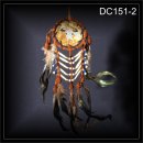 MANDALA Traumf�nger DREAMCATCHER braun 9x30cm (DC151-2)
