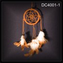 Traumf�nger Dreamcatcher orange 6x20cm (DC4001-1)