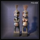 PINSELHAAR-P�RCHEN schwarz-bunt 40cm hoch (FIG-004)