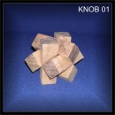 Holz Knobelspiel, Kubus zum Stecken (KNOB 01)