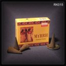 MYRRH 10 R�ucherkegel aus Indien DARSHAN (RK015)