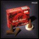 RED ROSE 10 R�ucherkegel aus Indien DARSHAN (RK028)