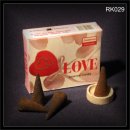 LOVE 10 R�ucherkegel aus Indien DARSHAN (RK029)