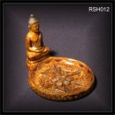 R�ucherst�bchenhalter (RSH012)Buddha im Lotussitz rund