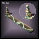 R�ucherst�bchenhalter (RSH023) Buddha im Lotussitz schwarz