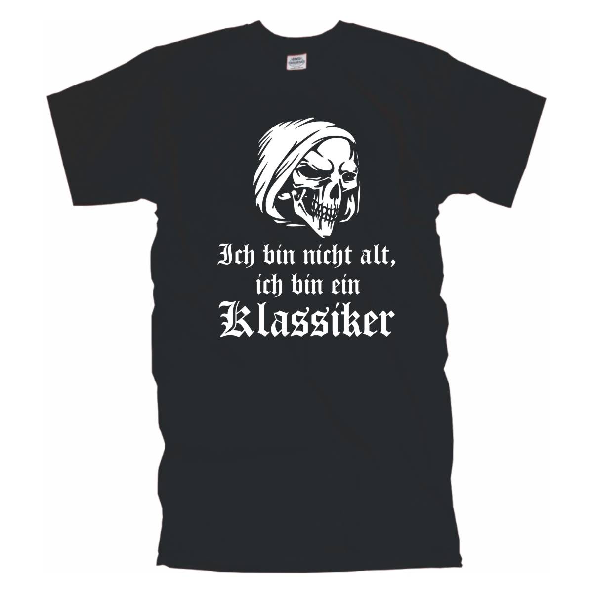 Ich bin nicht alt... schwarzes Funshirt, lustige Sprüche, große