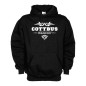 Preview: Cottbus Kapuzenpullover Fan Hoodie mit Tribal (SFU09-09d)