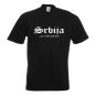 Preview: T-Shirt SERBIEN (Srbija), never walk alone S - 5XL (WMS01-57a)