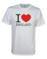 Preview: T-Shirt, I love ENGLAND, Länder Fanshirt S-5XL (WMS11-19)