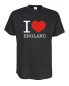 Preview: T-Shirt, I love ENGLAND, Länder Fanshirt S-5XL (WMS11-19)