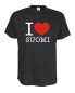 Preview: T-Shirt, I love FINNLAND (Suomi), Länder Fanshirt S-5XL (WMS11-20)