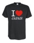 Preview: T-Shirt, I love JAPAN, Länder Fanshirt S-5XL (WMS11-31)