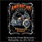 Preview: Longsleeve Americas Finest Motorcycle, langarm Funshirt S - 6XL (ABR01047)