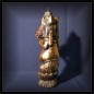 Preview: Ganesha Skulptur goldfarben 50cm hoch, Holz  (FIG-001)