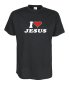 Preview: I love Jesus Fun T-Shirt, Funshirt, Funshirt bis Gr. 5XL (FSJ013)