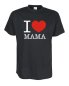 Preview: I Love Mama Fun T-Shirt, schwarz