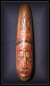 Preview: Maori Wandmaske 50cm, beige-bunt  (MA-SU-002)