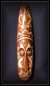 Preview: Maori Wandmaske 50cm beige-hell Dotpaint (MA-SU-006)