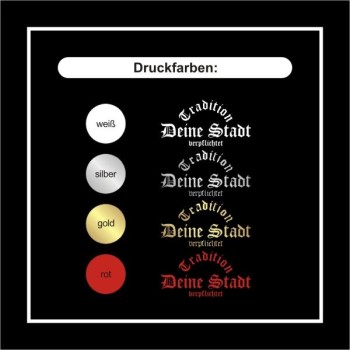 Düsseldorf Tradition verpflichtet T-Shirt für Lokalpatrioten (SFU05-35a)