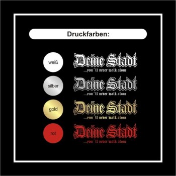 Hoffenheim - black sweatshirt - never walk alone (SFU04-14c)
