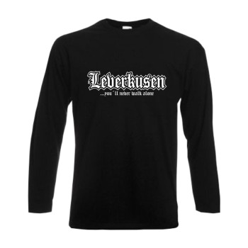 Leverkusen Longsleeve, never walk alone Langarmshirt (SFU01-03b)