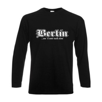 Berlin Longsleeve, never walk alone Langarmshirt (SFU01-08b)