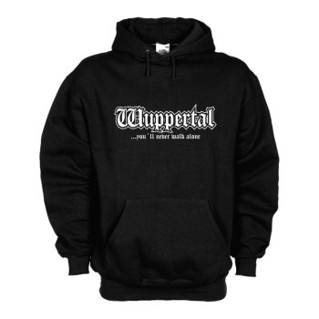 Wuppertal Kapuzenpullover never walk alone Hoodie (SFU01-40d)