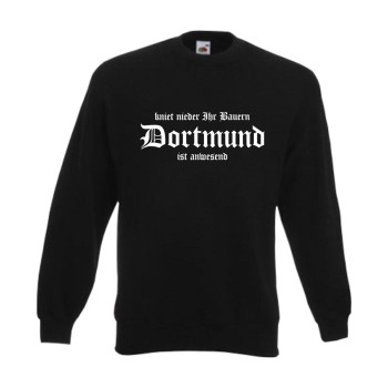 Dortmund - kniet nieder Ihr Bauern – Sweatshirt (SFU02-04c)
