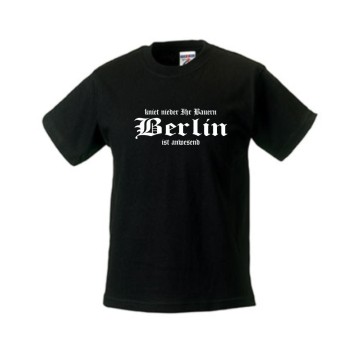 Berlin - kniet nieder ihr Bauern Kinder T-Shirt (SFU02-08f)