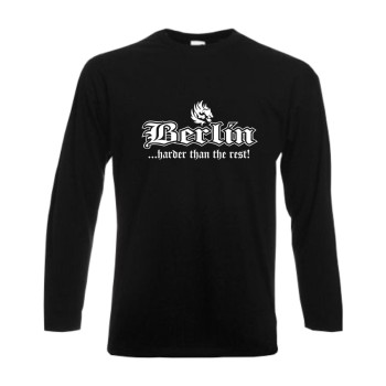 Berlin harder than the rest Longsleeve, langarm Shirt (SFU03-08b)