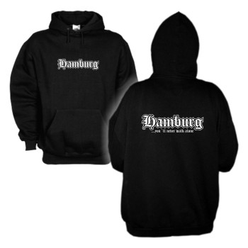 Hamburg Kapuzenpullover never walk alone Fan Hoodie (SFU04-12d)