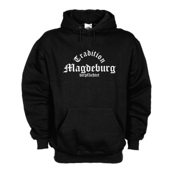 Magdeburg Hoodie Tradition verpflichtet Kapuzenpullover (SFU05-36d)