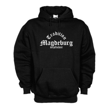 Magdeburg Hoodie Tradition verpflichtet Kapuzenpullover (SFU05-36d)