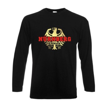 Nürnberg Longsleeve, Städteshirt mit Bundesadler (SFU06-02b)