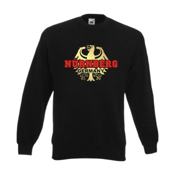 Nürnberg Sweatshirt, Städteshirt mit Bundesadler (SFU06-02c)