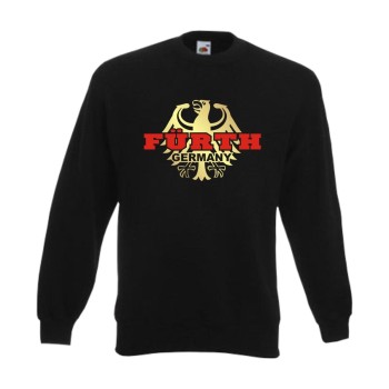 Fürth Sweatshirt, Städteshirt mit Bundesadler (SFU06-07c)