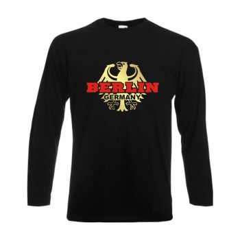 Berlin Longsleeve, Städteshirt mit Bundesadler (SFU06-08b)